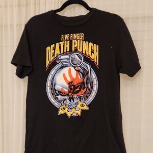 Hot Topic Black Five Finger Death Punch Tee